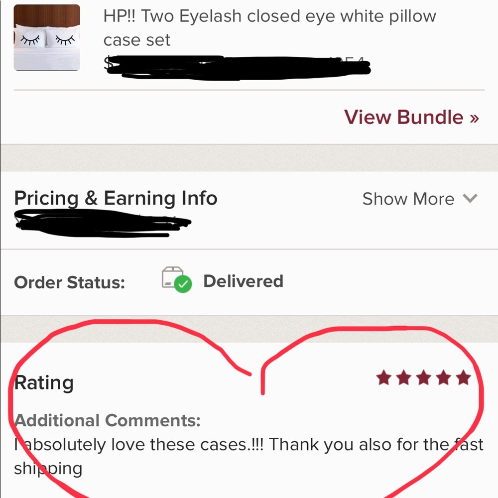LAST ONE! 2 Eyelash closed eye white pillow cases - Picture 3 of 4